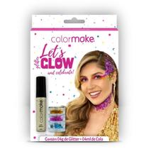 Pintura Facial LETS GLOW AND Celebrate com 3 Glitters e Cola 4ML Pintura Facial LETS GLOW AND Celebrate com 3 Glitters e Cola 4ML