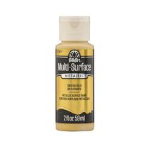 Pintura FolkArt Multisurface Metálica em Ouro Preto 60mL