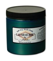 Pintura Jacquard Lumiere Halo Azul Oro 236 ml Acrílico Metálico