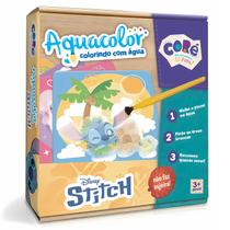 Pintura Mágica Stitch Disney Brinquedo De Colorir Com Água Com Acessórios Sem Sujeira