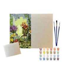 Pintura Numerada Arte Terapia 40X50cm Bicicleta no Campo