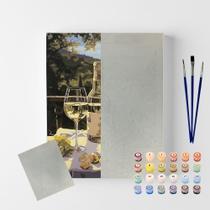 Pintura Numerada Arte Terapia 40X50cm Vinho Verde