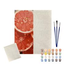 Pintura Numerada Terapêutica 40X50cm Laranjas Pintura Numerada Terapêutica 40X50cm Laranjas