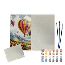 Pintura Por Números Arte Terapia 40X50cm Balões Mágicos Pintura Por Números Arte Terapia 40X50cm Balões Mágicos