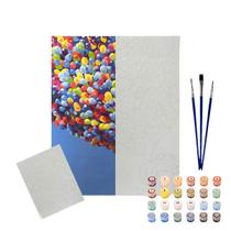 Pintura Por Números Arte Terapia 40X50cm Casinha Voando com Balões Pintura Por Números Arte Terapia 40X50cm Casinha Voando com Balões