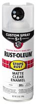 Pintura Rust-Oleum 376868 impede o spray de ferrugem 340g Matte Clear