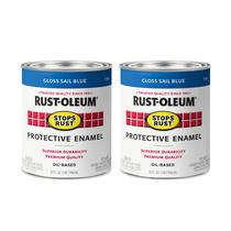 Pintura Rust-Oleum 7724502 Stops Rust Gloss Sail Blue 2x946 ml