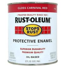 Pintura Rust-Oleum 7763502 Stops Rust Gloss Carnival Red 946 ml