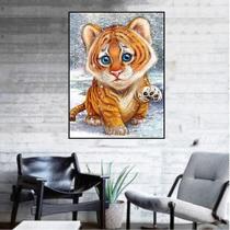 Pinturas de bordado animal strass colado diy diamante pintura ponto cruz