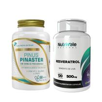 Pinus Pinaster Com Procianidinas 60 Caps + Resveratrol Semente de Uva 120 Capsulas Pinus Pinaster Com Procianidinas 60 Caps + Resveratrol Semente de Uva 120 Capsulas