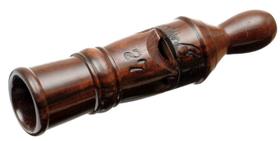 Pio 27 em Madeira Exótica de Reaproveitamento - Ave Perdiz ou Perdigão / Anú Branco