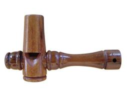 Pio artesanal de madeira chama e atrai pássaros - ave Inhambu açu