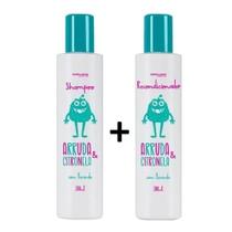 Piolhos e lêndeas nunca mais! Shampoo + Recondicionador Arruda e Citronela