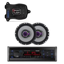 Pioneer Falante 6 Pol + Som De Carro + Rádio + Módulo Tl500