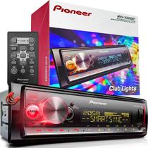 Pioneer MVH X3000BT Aparelho MP3 Player Auto Radio Som Automotivo Bluetooth Usb Auxiliar AM FM