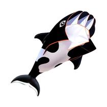 Pipa De 57 Polegadas Preta Com Design De Baleia E Golfinho, Linha Única, Para Esportes E Lazer Ao Ar