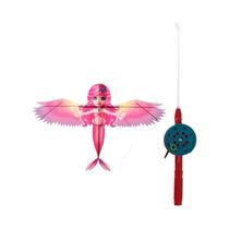 Pipa De Desenho Animado Infantil Mini Brinquedo De Plástico Com Vara De Pesca De Freio Manual De