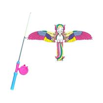 Pipa De Desenho Animado Infantil Mini Brinquedo De Plástico Com Vara De Pesca De Freio Manual De Pipa De Desenho Animado Infantil Mini Brinquedo De Plástico Com Vara De Pesca De Freio Manual De