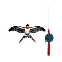 Pipa Infantil De Desenho Animado 30x20cm Mini Brinquedo De Plástico Com Vara De Pesca De Freio