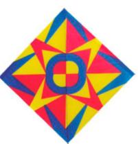 Pipa Mini Raia Peixinho de Seda Infantil Leve Colorida 10 un