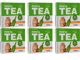 Pipeta Antipulgas Tea Gatos 4,1 Kg Até 8kg - Konig - 6 Unidades