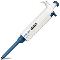 Pipeta OniLab 50-200 µL de volume manual ajustável de alta precisão Pipeta OniLab 50-200 µL de volume manual ajustável de alta precisão
