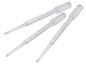 PIPETA PASTEUR GRAD 3ML NAO ESTERIL , Pct. C/500und