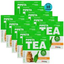 Pipeta Tea 1,0 ml Antiparasitário Contra Pulgas para Gatos de 4,1 até 8 Kg - König Kit Com 10