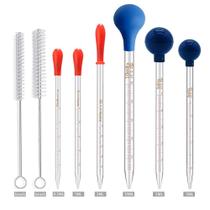 Pipetas conta-gotas graduadas Qesdaoxu 0,5 mL 1 mL 2 mL 3 mL 5 mL 10 mL Pipetas conta-gotas graduadas Qesdaoxu 0,5 mL 1 mL 2 mL 3 mL 5 mL 10 mL
