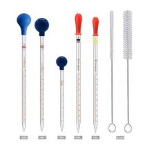 Pipetas conta-gotas graduadas Qesdaoxu 1 mL 2 mL 5 mL 10 mL (5 unidades) Pipetas conta-gotas graduadas Qesdaoxu 1 mL 2 mL 5 mL 10 mL (5 unidades)