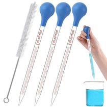 Pipetas de vidro Dropper MRXBN 10mL Lab Graduated (3 peças) Pipetas de vidro Dropper MRXBN 10mL Lab Graduated (3 peças)