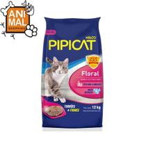 Pipicat Floral 12 kg - Granulado Sanitário para Gatos Perfumado