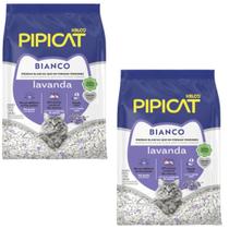 Pipicat granulado sanitario bianco lavanda gatos 1,8kg 2 un