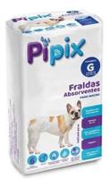 Pipix Fralda Higiênica Para Cães Macho Tam.G 6 Unidades