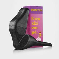 Pipizito Funil Urinário Reutilizável - Preto com Glitter