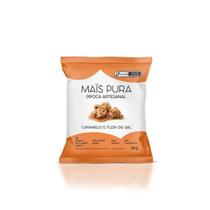 Pipoca artesanal caramelo e flor de sal 50g mais pura Pipoca artesanal caramelo e flor de sal 50g mais pura