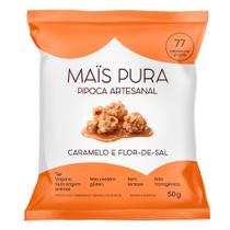 Pipoca Artesanal Mais Pura Sabor Caramelo e Flor de Sal 50g