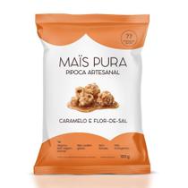 Pipoca Artesanal Sabor Caramelo e Flor-de-Sal Mais Pura 100g - Maïs Pura