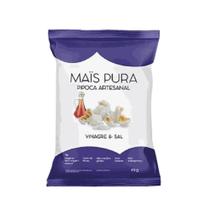 Pipoca Artesanal Vinagre E Sal Mais Pura 40g Pipoca Artesanal Vinagre E Sal Mais Pura 40g