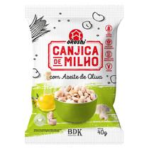 Pipoca Canjica Milho com Azeite Vegana, Sem Glúten Okoshi 40g