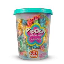 Pipoca colorida caramelo pote 50g