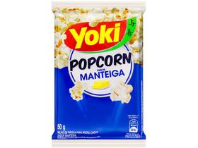 Pipoca de Micro-ondas Yoki Manteiga - 50g