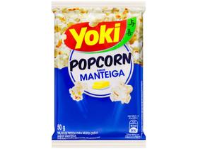 Pipoca de Micro-ondas Yoki Manteiga - 50g