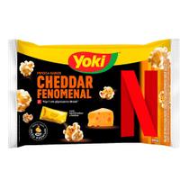 Pipoca de Micro Ondas Yoki Netflix Sabor Cheddar Fenomenal com Sachê Sabor Cheddar 95g Pipoca de Micro Ondas Yoki Netflix Sabor Cheddar Fenomenal com Sachê Sabor Cheddar 95g