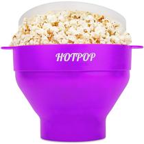 Pipoca de microondas HOTPOP Silicone dobrável roxo
