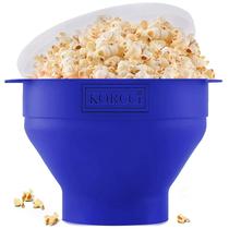 Pipoca de microondas KORCCI Silicone sem BPA azul