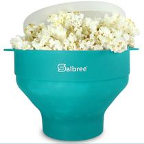 Pipoca de microondas Salbree Silicone Dobrável Aqua