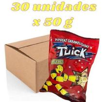 Pipoca Doce Caramelizada Crocante Kit 30 Unid. X 50G Tuick