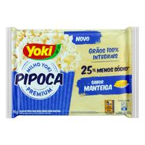 Pipoca para Microondas Integral sabor Manteiga YOKI 90g