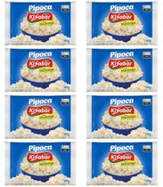 Pipoca para Microondas sabor Manteiga KiSabor 100g - kit c/ 8 unds